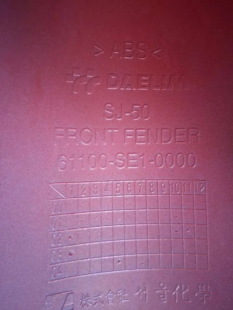 Daelim S-Five 50  Kotflügel orange